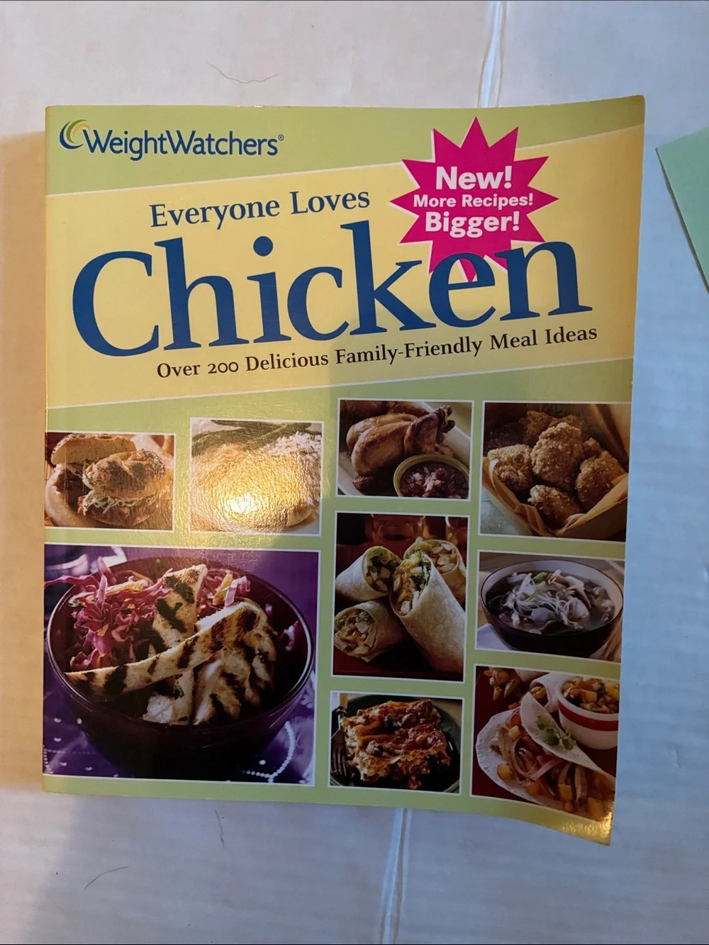Weight Watchers Chicken Cookbook - Yellow & Blue Cover